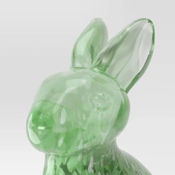 Threshold Confetti Glass Easter Bunny Green 7.97" Target NWT - Picture 3 of 6
